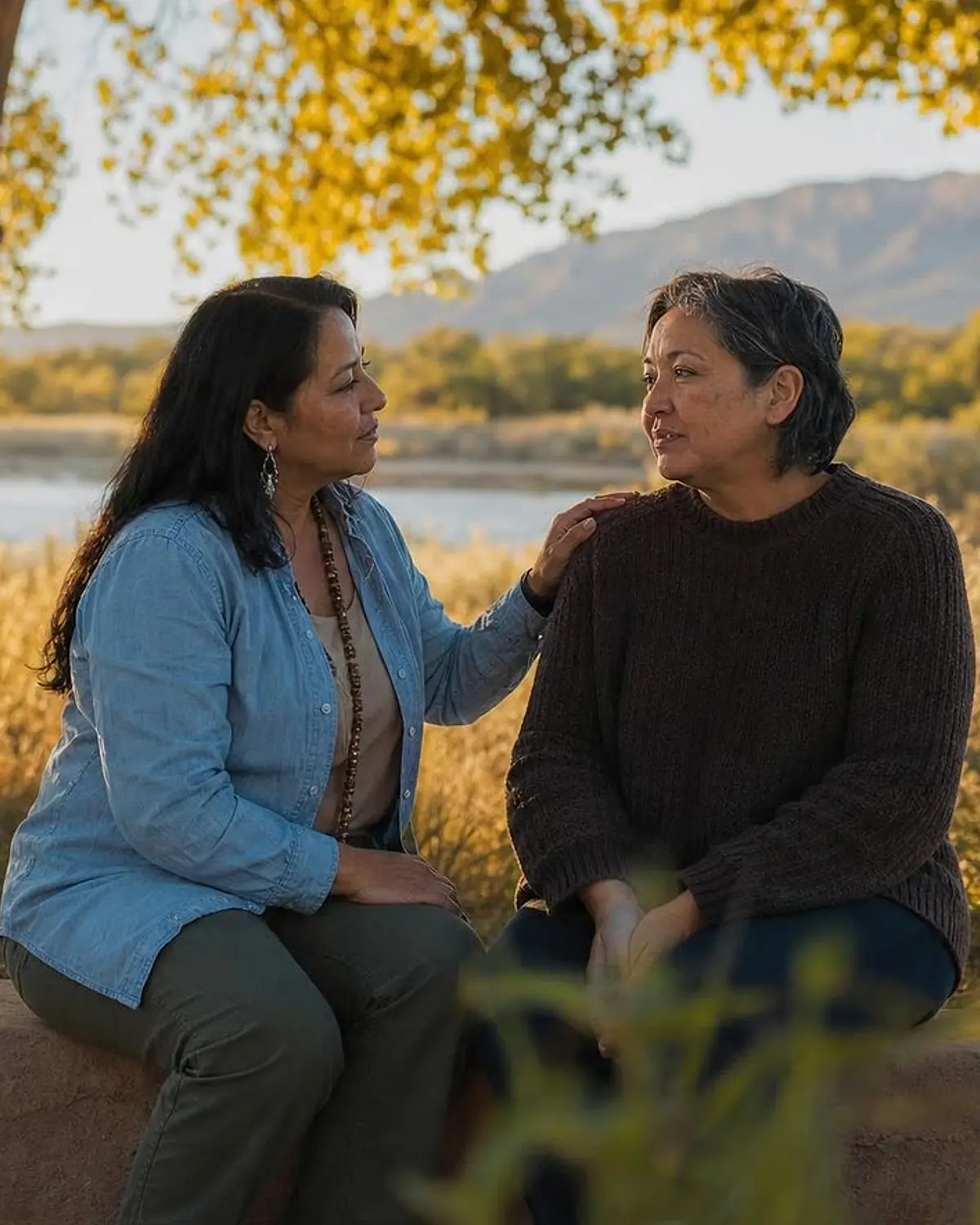 Supportive recovery talk representing pcp questions from Pecos, NM before travel to Albuquerque