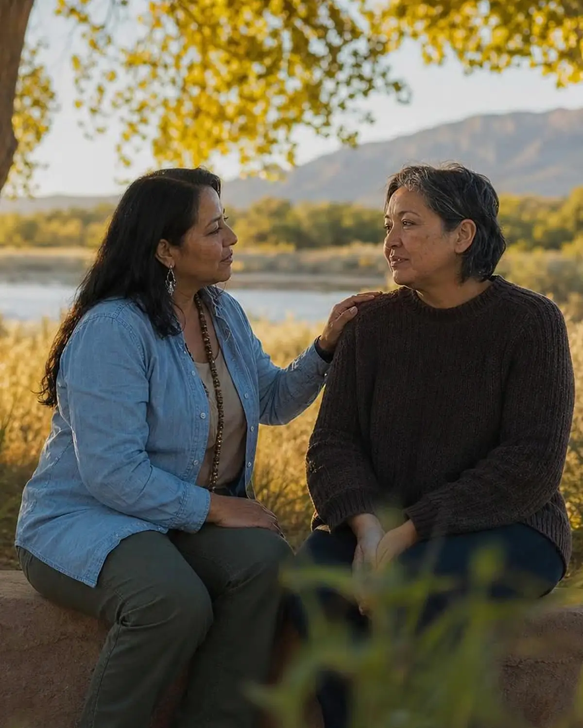Supportive recovery talk representing pcp questions from Santa Teresa, NM before travel to Albuquerque