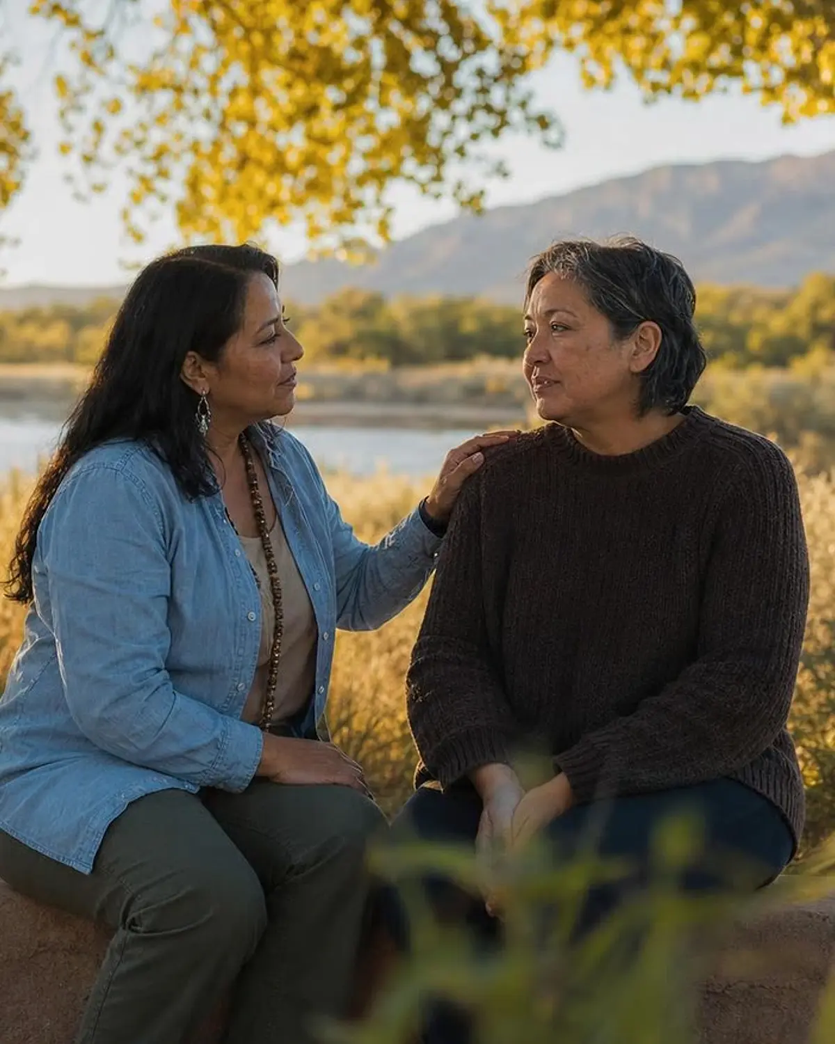 Supportive recovery talk representing polysubstance use questions from Artesia, NM before travel to Albuquerque