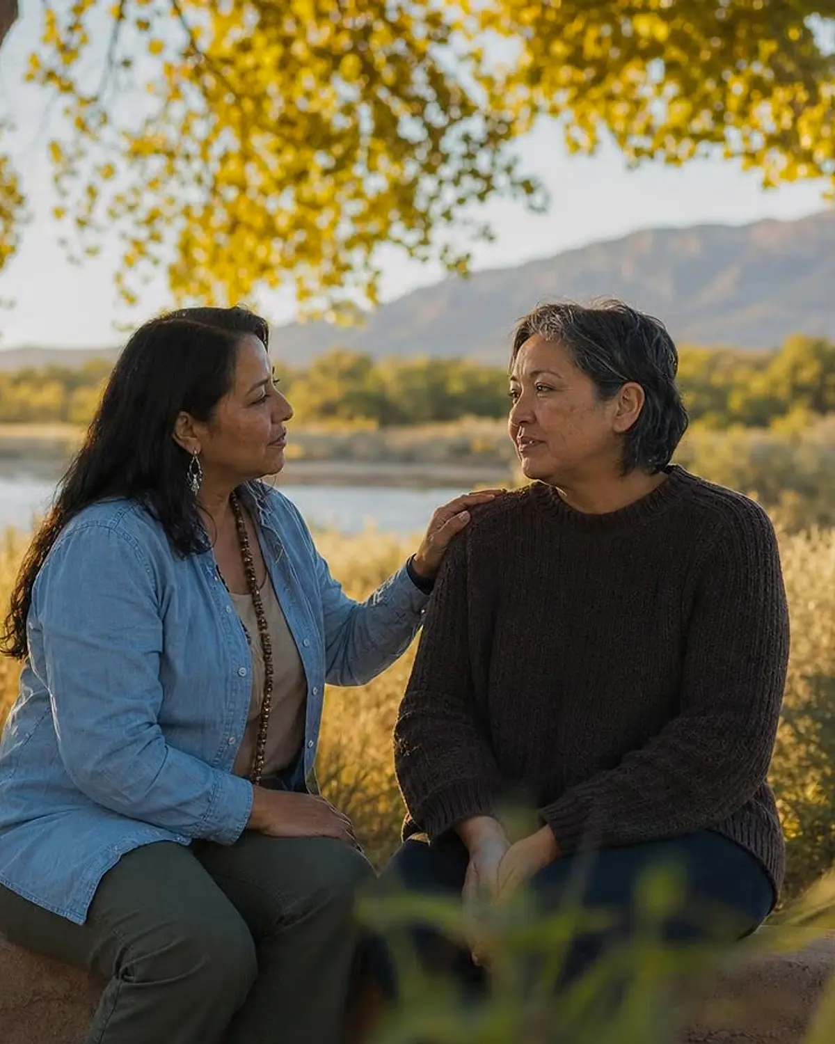 Supportive recovery talk representing prescription opioids questions from Aztec, NM before travel to Albuquerque