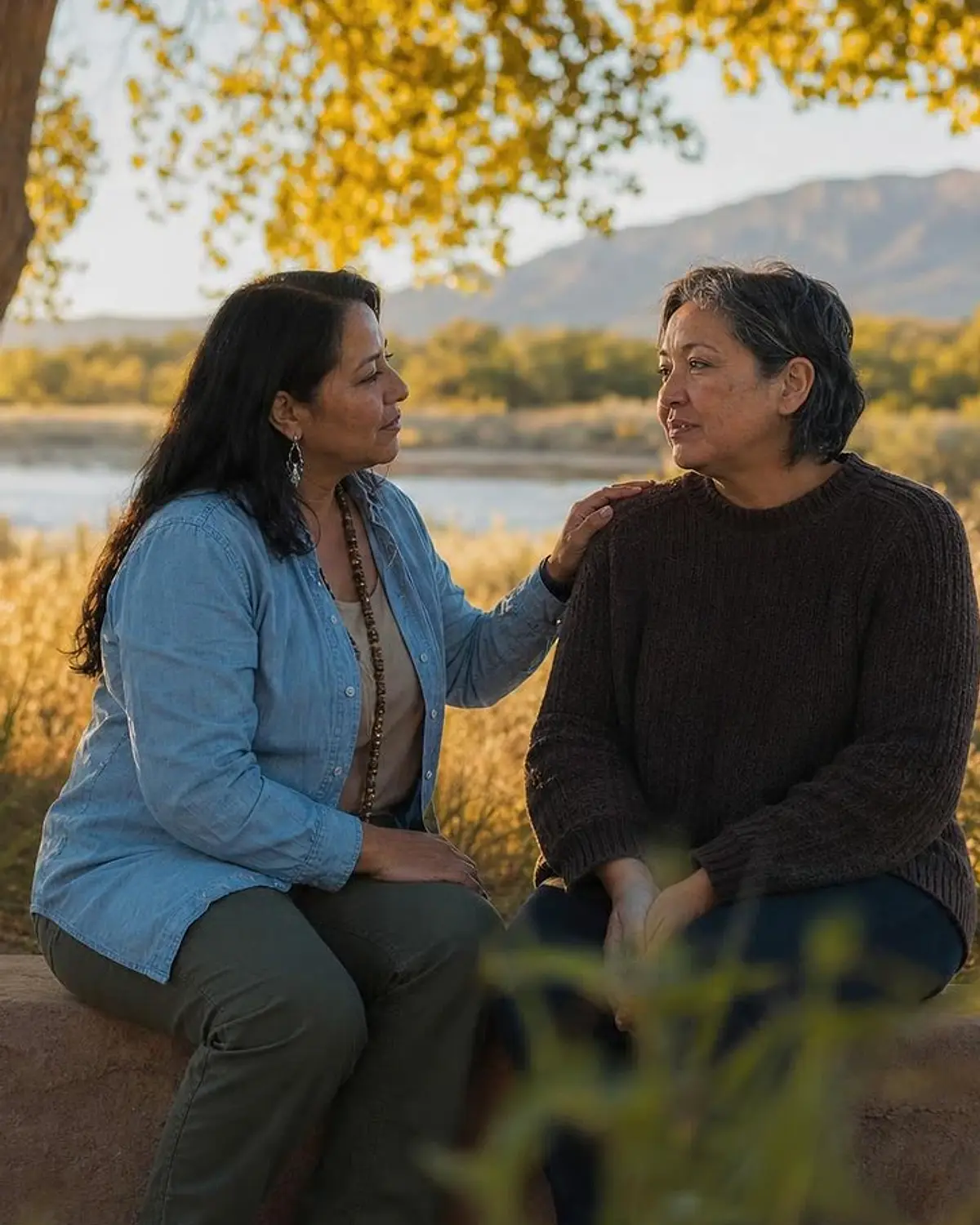 Supportive recovery talk representing prescription opioids questions from Ruidoso, NM before travel to Albuquerque