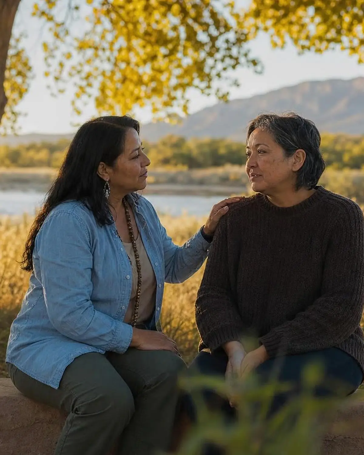 Supportive recovery talk representing prescription opioids questions from Santa Teresa, NM before travel to Albuquerque