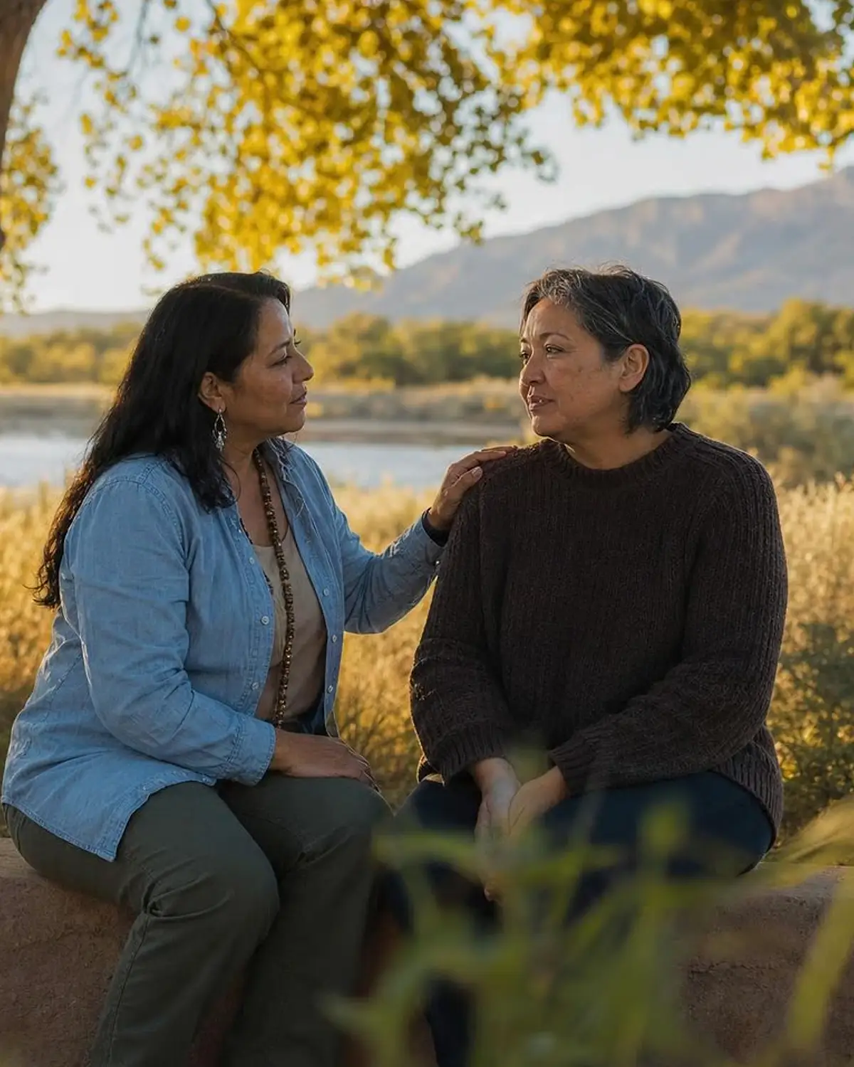Supportive recovery talk representing sedatives and depressants questions from Belen, NM before travel to Albuquerque