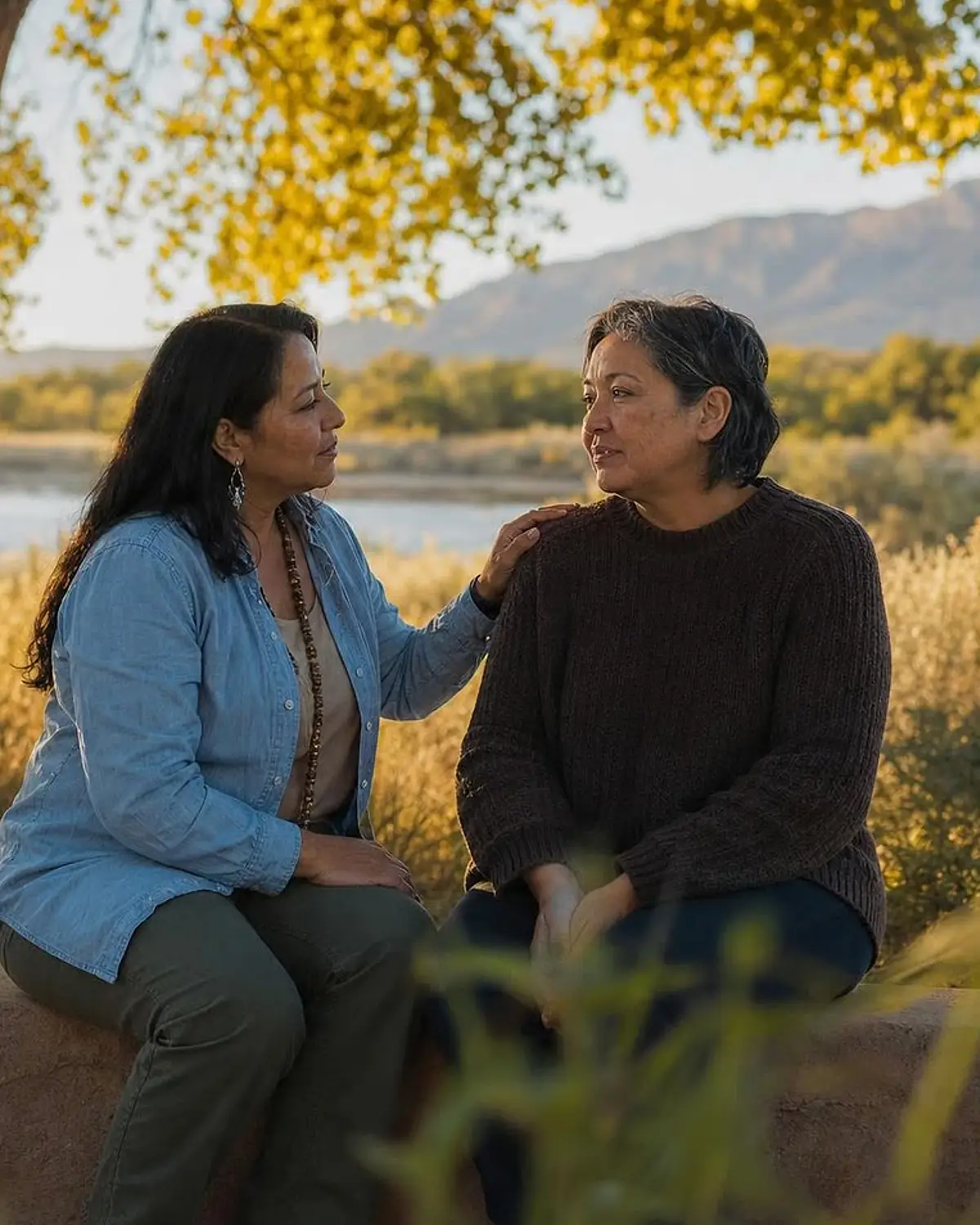Supportive recovery talk representing sedatives and depressants questions from Chaparral, NM before travel to Albuquerque