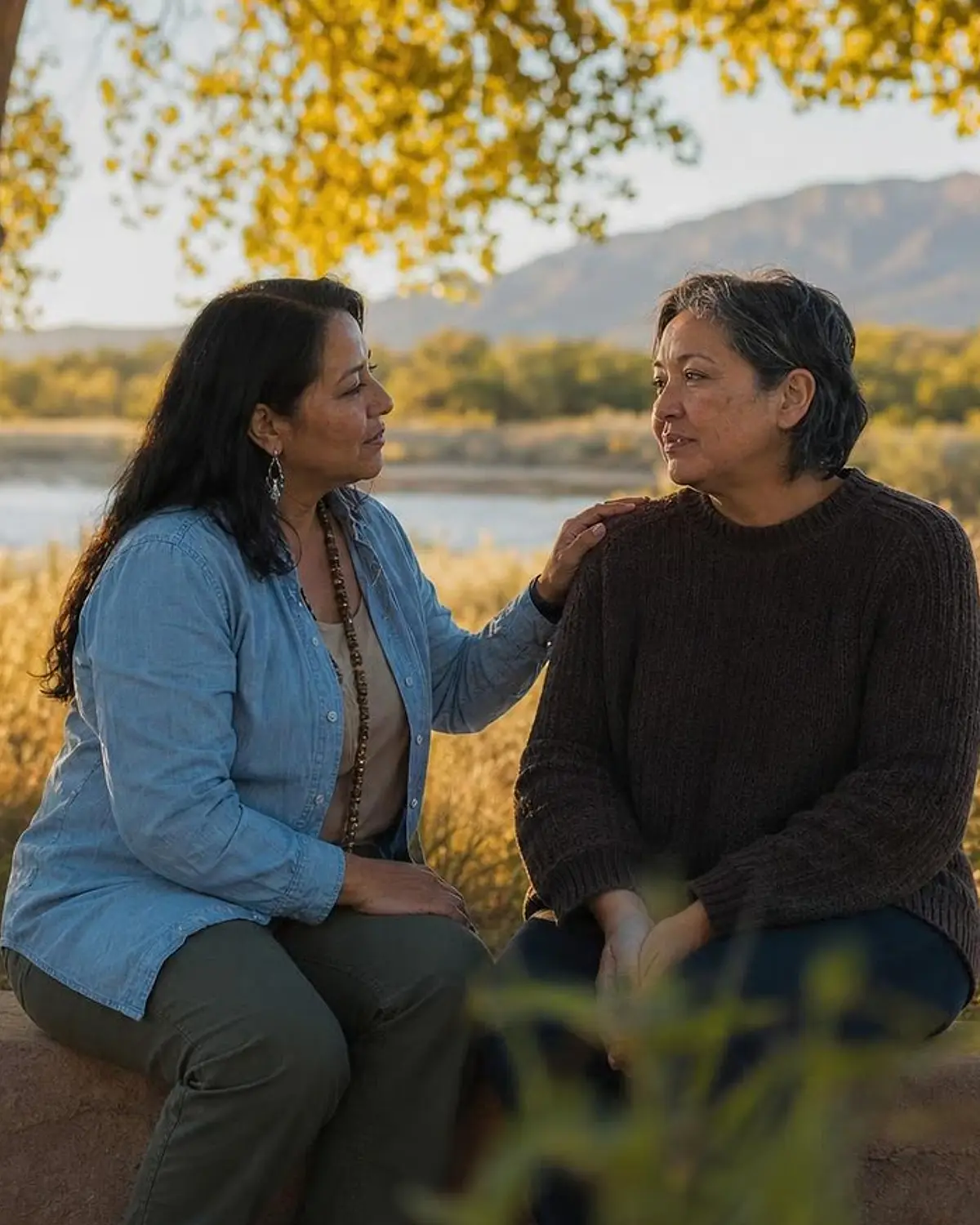 Supportive recovery talk representing sedatives and depressants questions from Mesilla, NM before travel to Albuquerque