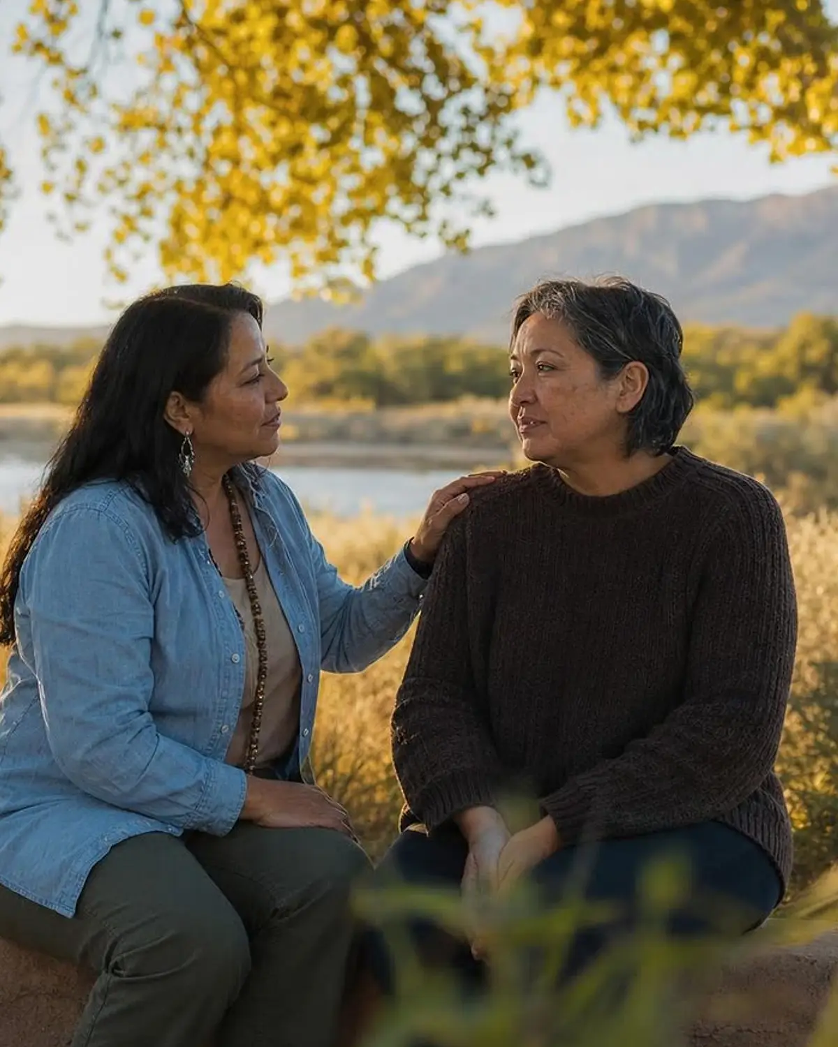 Supportive recovery talk representing sedatives and depressants questions from Rio Communities, NM before travel to Albuquerque