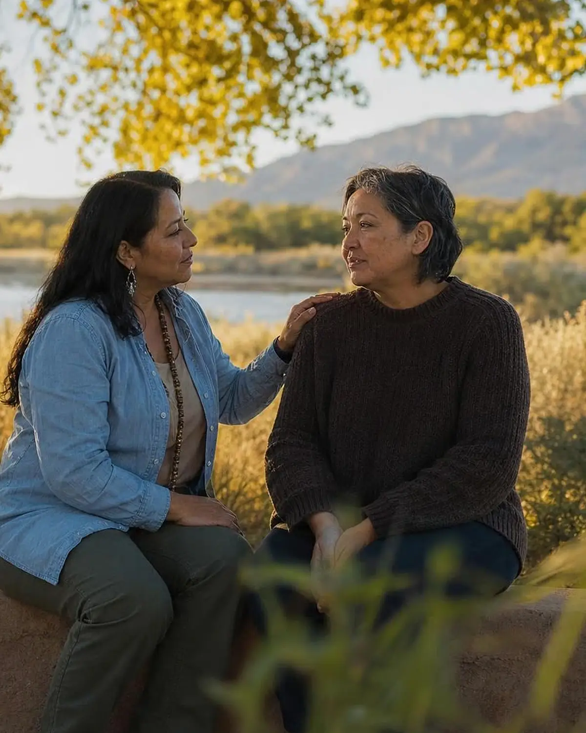 Supportive recovery talk representing sedatives and depressants questions from Socorro, NM before travel to Albuquerque
