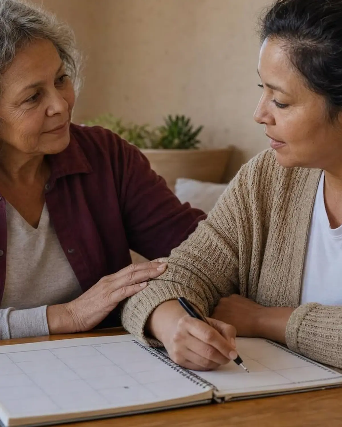 Supportive recovery talk representing social skills training questions from Española, NM before travel to Albuquerque