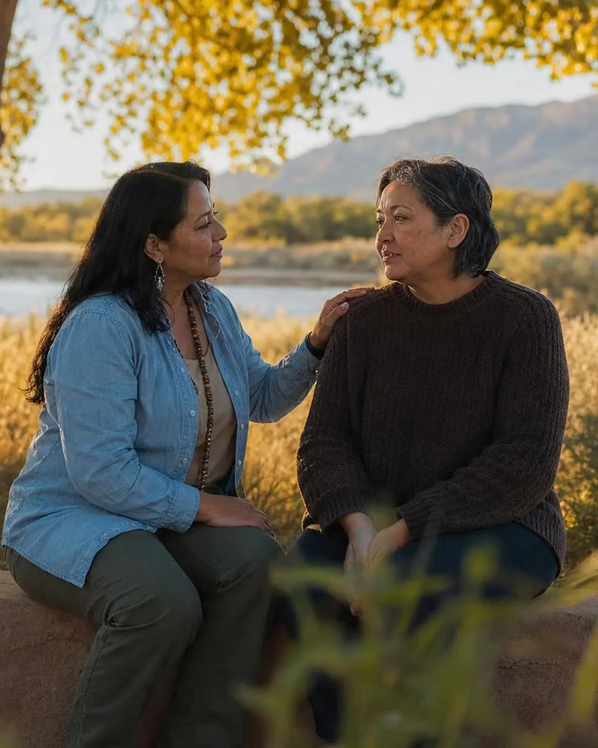 Supportive recovery talk representing stimulants questions from Bernalillo, NM before travel to Albuquerque