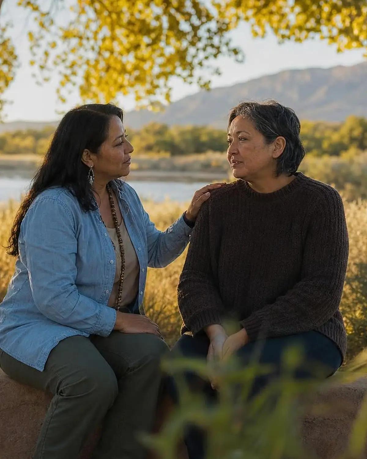 Supportive recovery talk representing stimulants questions from Santa Teresa, NM before travel to Albuquerque