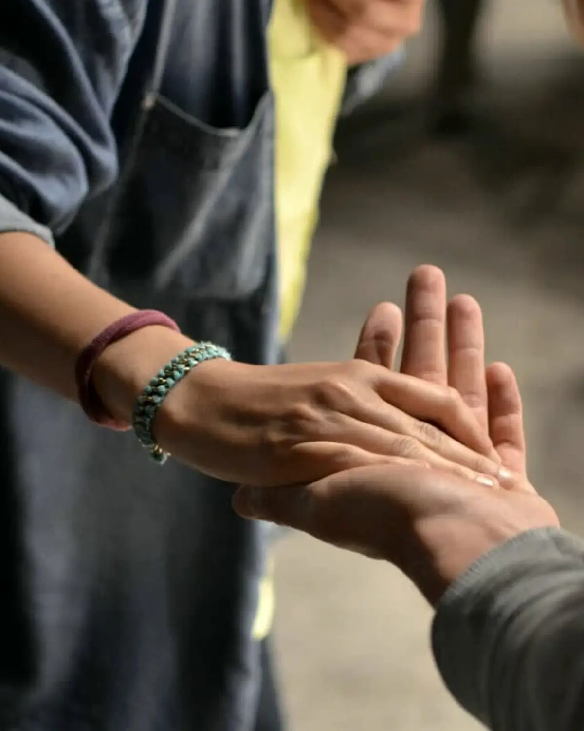 Supportive recovery scene illustrating supporting a parent