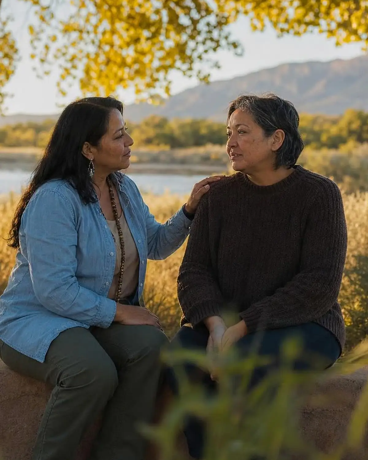 Supportive recovery talk representing synthetic cannabinoids questions from Angel Fire, NM before travel to Albuquerque