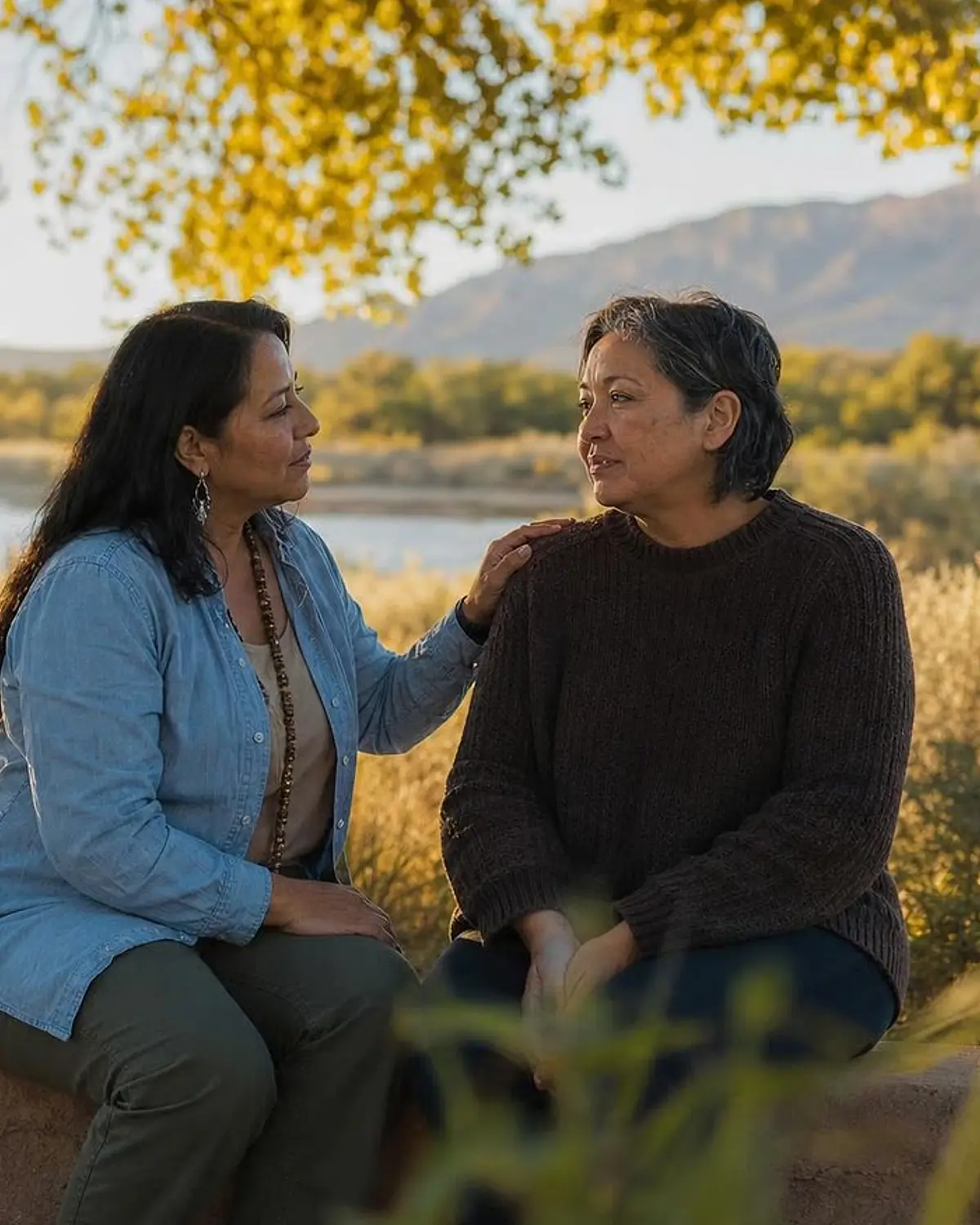 Supportive recovery talk representing thc concentrates questions from Española, NM before travel to Albuquerque