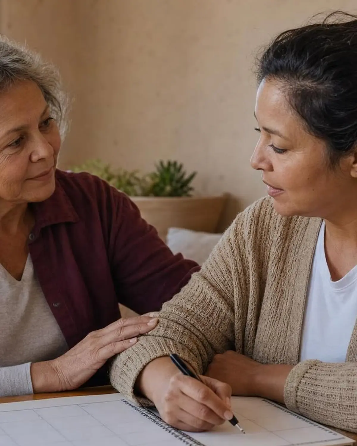 Supportive recovery talk representing trauma-informed care questions from Carlsbad, NM before travel to Albuquerque